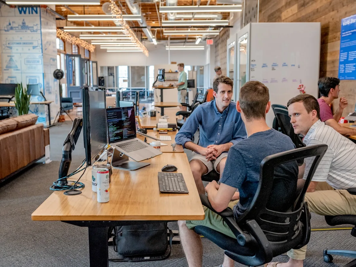 Business team collaboration planning